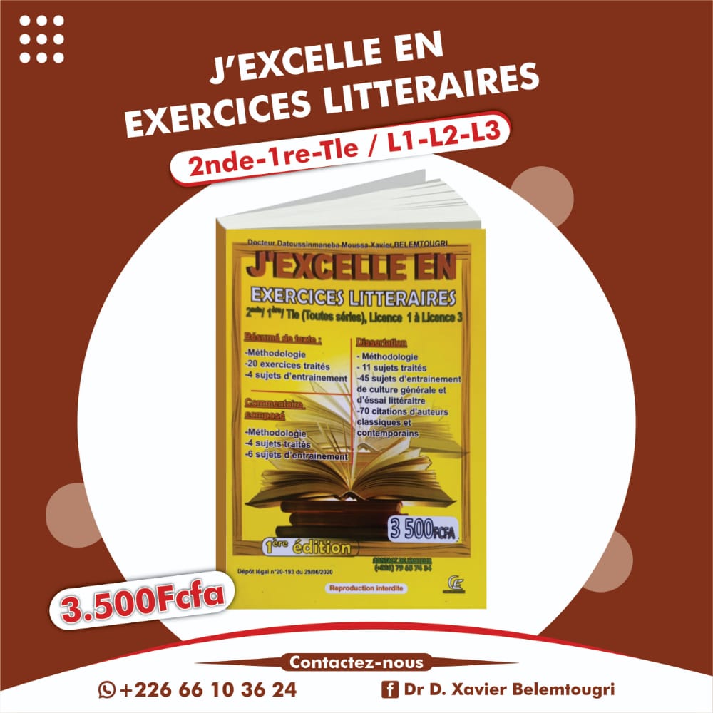 J'Excelle En Exercices Litteraires